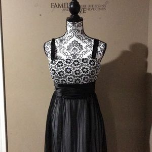 Designer black with flower sparkles